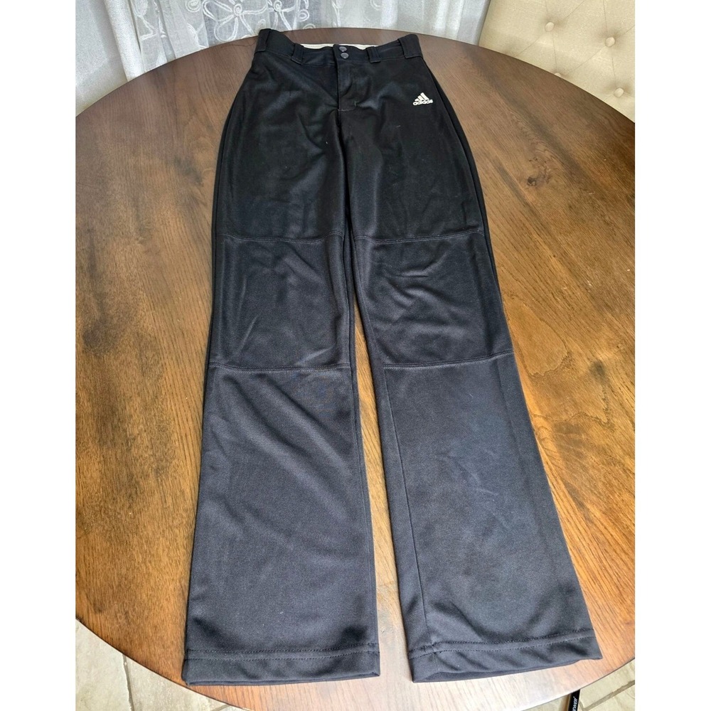 Adidas Baseball Pants Knickers Climalite Black Men's Small B1
